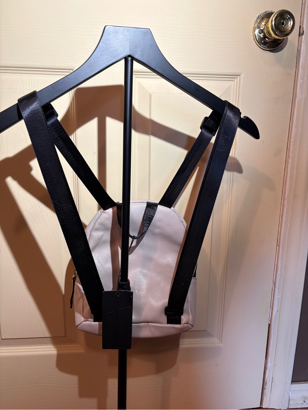 Kendall & Kylie Black High-Rise Button Shorts AND backpack - Picture 7 of 13